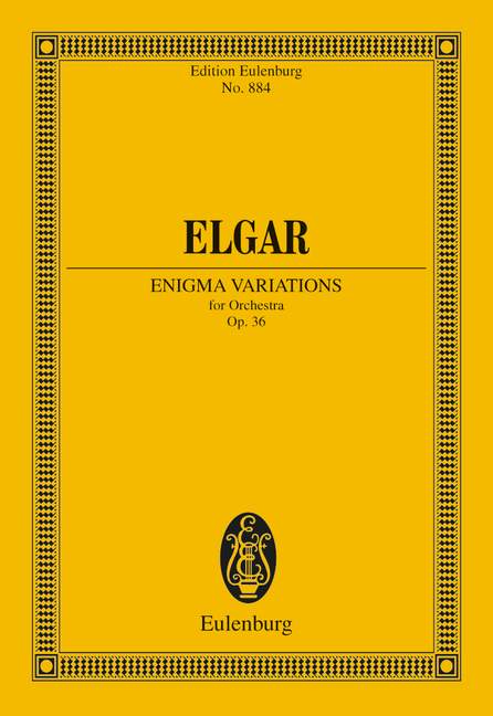 Elgar: Enigma Variations Opus 36 (Study Score) published by Eulenburg